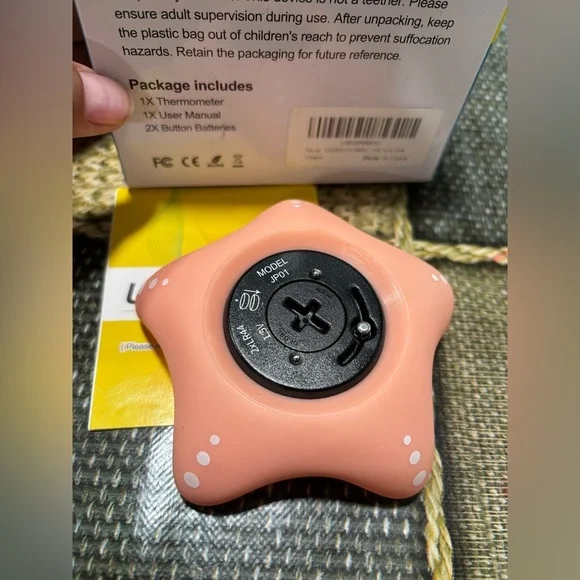 Baby Bath Thermometer - Blue and Yellow - Picture 8 of 8